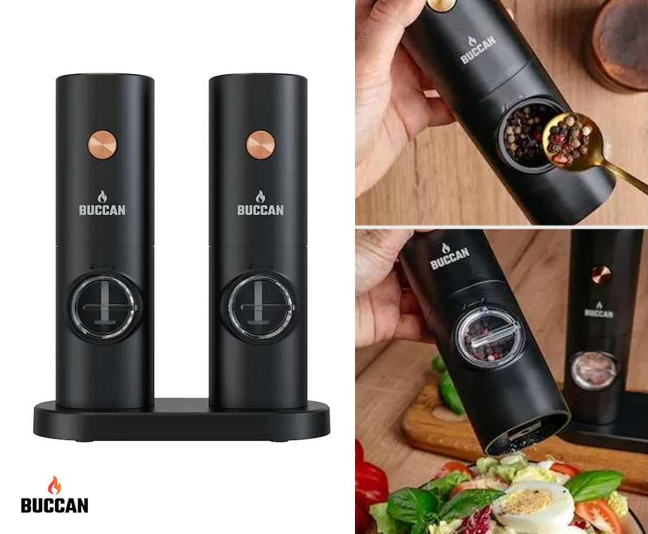 Buccan Elektrische Peper- En Zoutmolen – Met Instelbare Maalgraad! … post thumbnail image