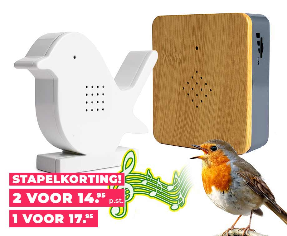 Vogeldoosje Met Sensor – Vrolijke Vogelgeluiden Wanneer Je Langsloopt! … post thumbnail image