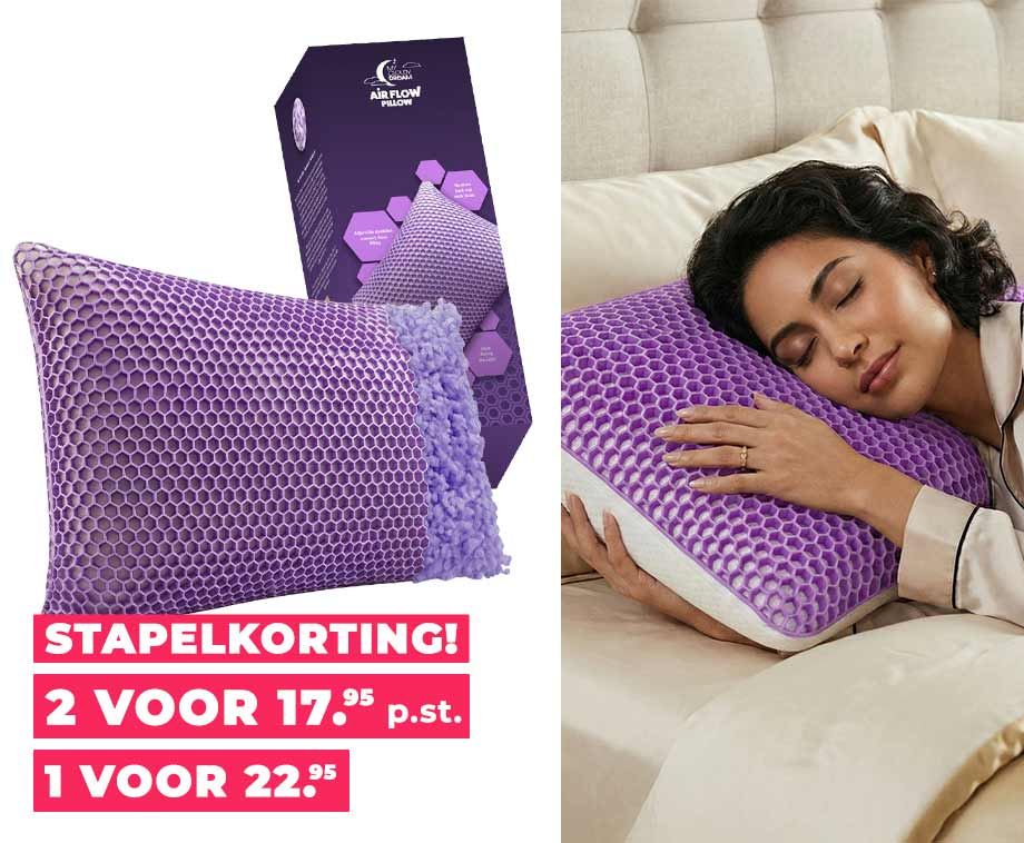 Airflow Hoofdkussen Afstelbaar Design 50×70 cm – Met Traagschuim Vulling! … post thumbnail image
