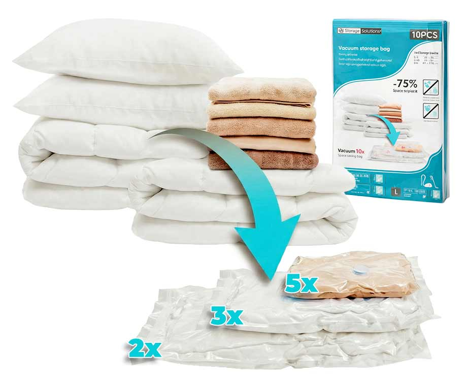 10-PACK Vacuüm Opbergzakken In 3 Maten – Bespaar Tot 75% Ruimte In Kast Of … post thumbnail image