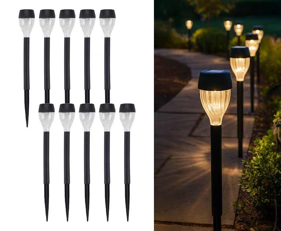 10-PACK Solar Tuinlampen Met Warm Wit Licht – Creëer Sfeervolle Verlichtin … post thumbnail image