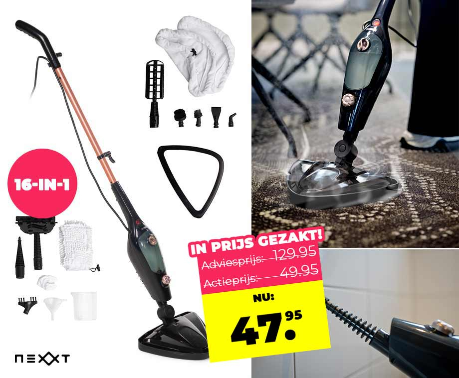 16-In-1 Stoomreiniger 1500W – Razendsnel Reinigen Zonder Chemicaliën! … post thumbnail image