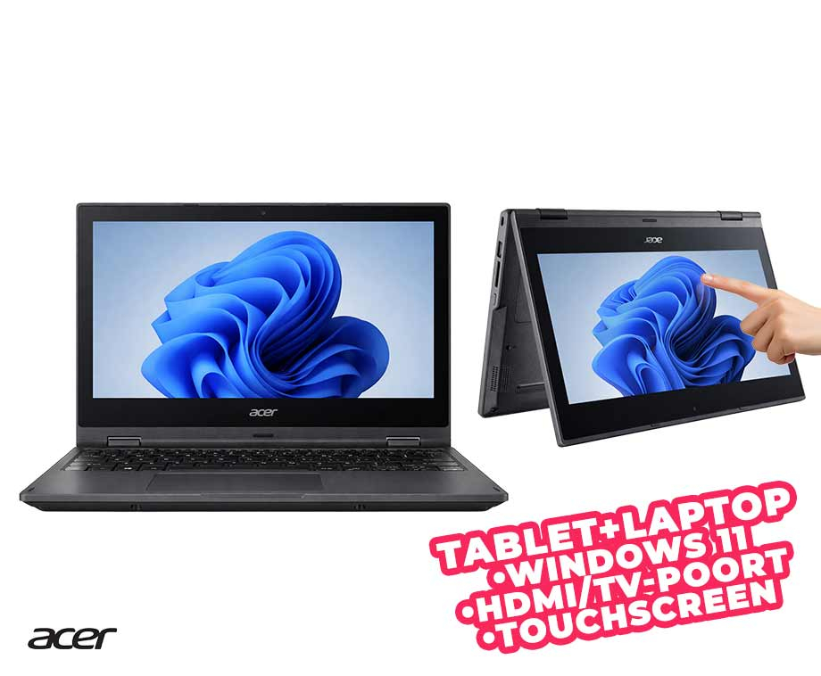 Acer TravelMate Spin B118-G2 Refurbished – Laptop En Tablet In 1 Met Window … post thumbnail image